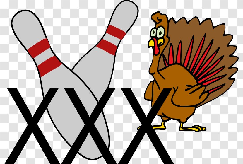 Turkey Bowling Strike Clip Art Transparent PNG