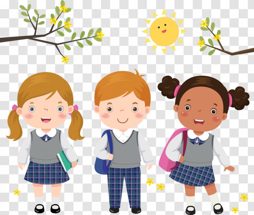 Student School Uniform Child - Boy - Children Wear Uniforms Vector Transparent PNG