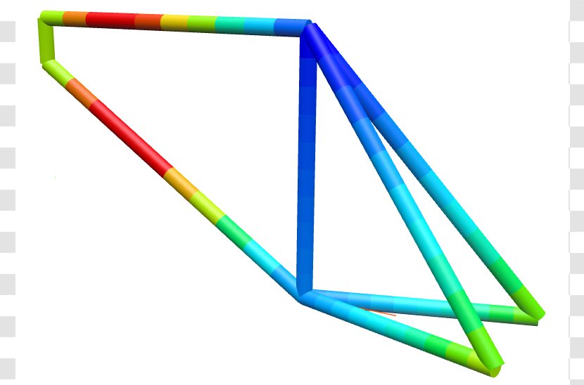 Bicycle Frames Line Angle - Triangle Transparent PNG