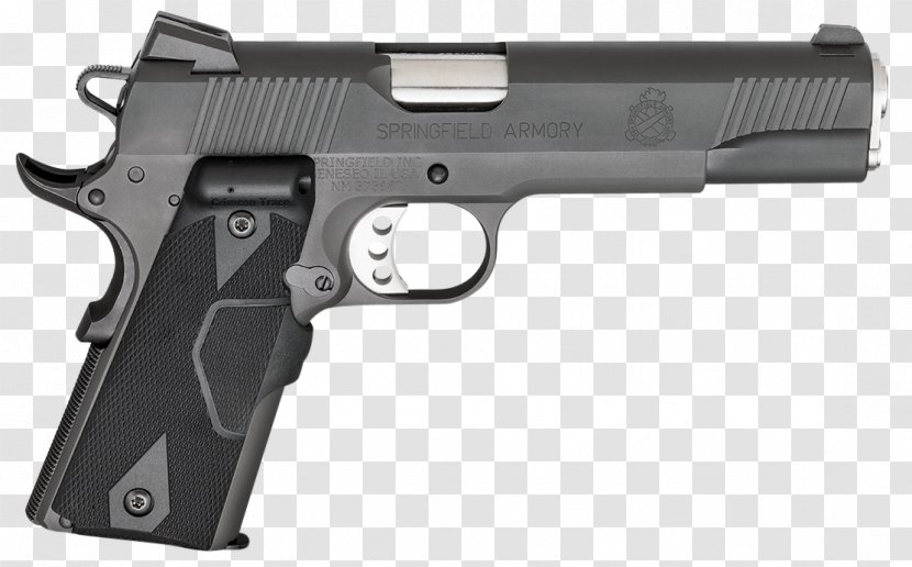 Springfield Armory M1911 Pistol HS2000 Firearm .45 ACP - 919mm Parabellum - Handgun Transparent PNG