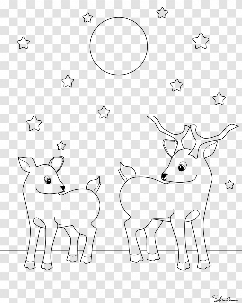 White-tailed Deer Coloring Book Mule Hunting Transparent PNG