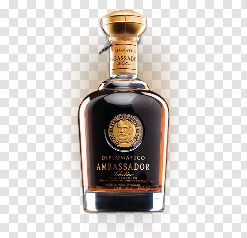 Rum Wine Distilled Beverage Diplomático Rhum Agricole - Liqueur Transparent PNG