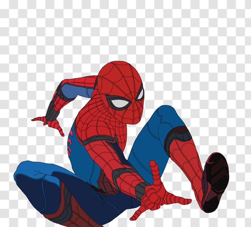 Superhero Shoe RED.M Clip Art - Spiderman Homecoming Transparent PNG