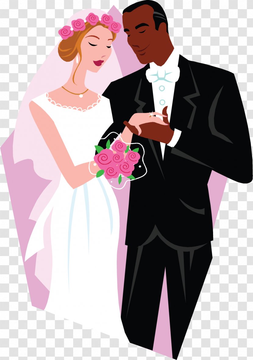 Wedding Invitation Marriage Bride Significant Other - Cartoon Transparent PNG