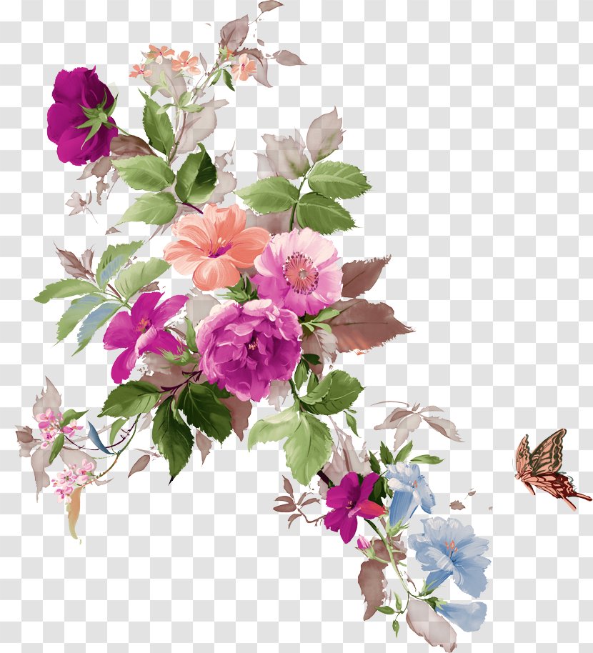 Flower Flowering Plant Pink Prickly Rose - Bouquet Branch Transparent PNG