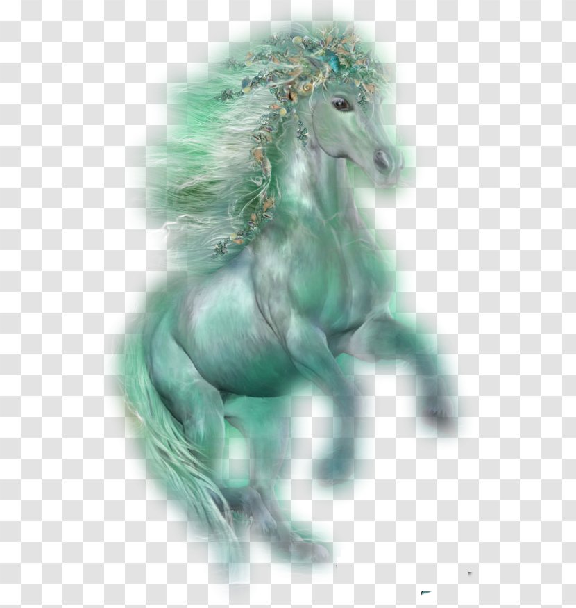 Unicorn Het Orakel Van De Eenhoorns: Boek En Kaartenset Oracle Mustang Stallion - Digital Painting Transparent PNG