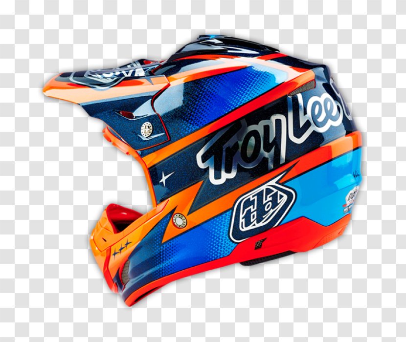 Bicycle Helmets Troy Lee Designs Sportswear Blue - Clothing - Lucas Oil Motocross Transparent PNG