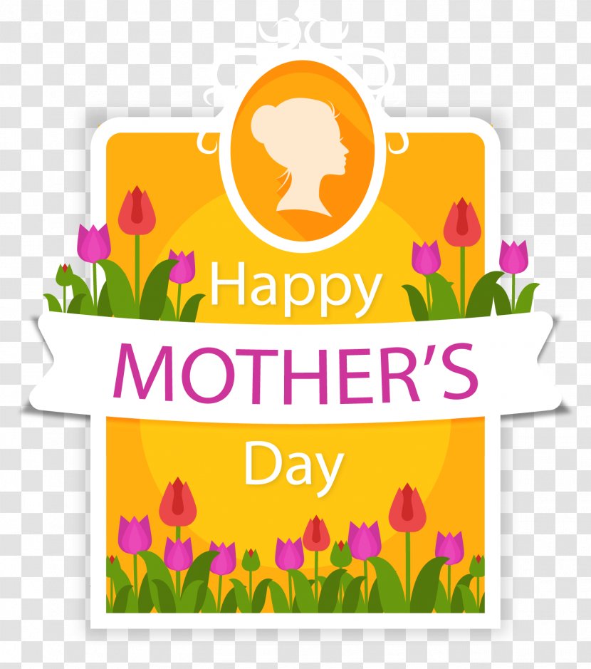 Mothers Day Clip Art - Flowering Plant - Purple Tulip Mother's Card Transparent PNG