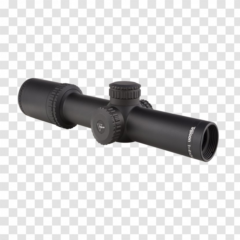 Trijicon Telescopic Sight Advanced Combat Optical Gunsight Reticle Firearm - Tree - Scopes Transparent PNG