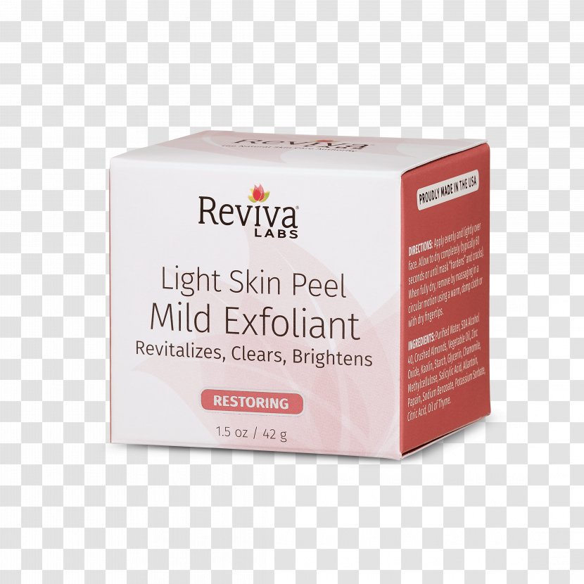 Cream Exfoliation Skin Care Reviva Labs Non-Chemical Light Peel - Nonchemical - Impurity Texture Transparent PNG