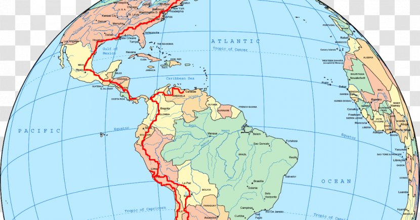 Globe World Map Atlas - Water - Machu Pichu Transparent PNG