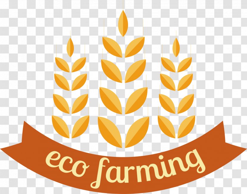 Common Wheat Agriculture Logo Farm - Flour - Label Design Transparent PNG
