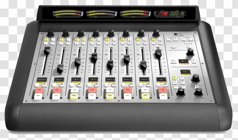 Audio Mixers Fade Digital Mixing Console System Recording Studio - Microphone Transparent PNG
