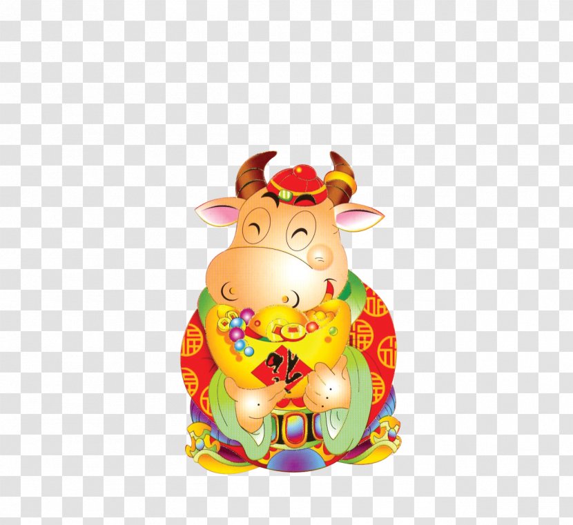 Chinese New Year Download Icon - Pixel - Bull Transparent PNG