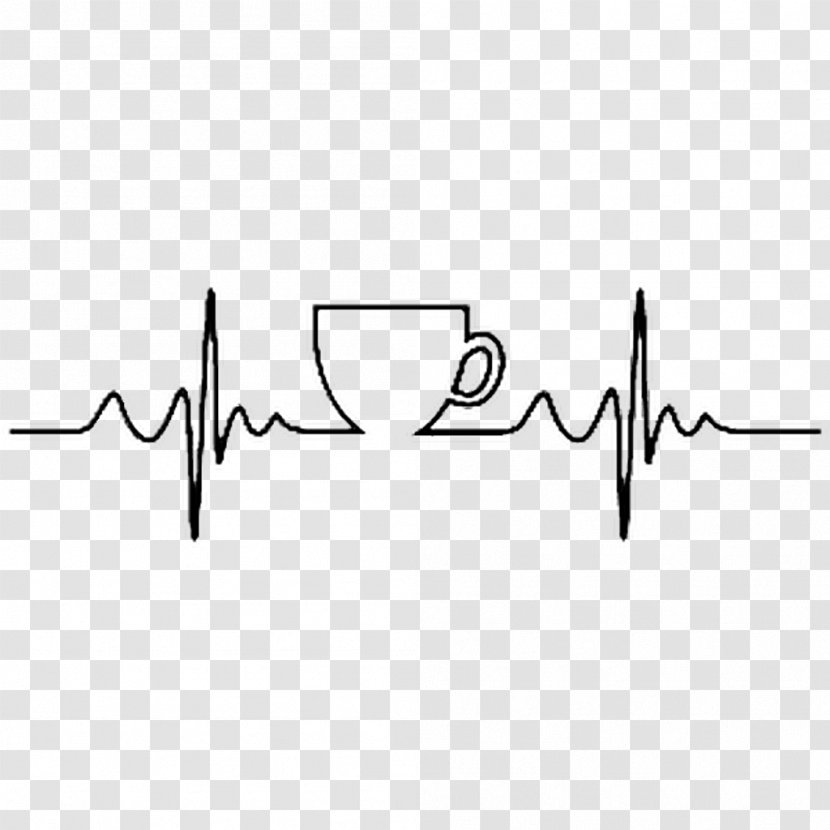 Coffee Cup Cafe Tea Caffeine - Heart - Beat Transparent PNG