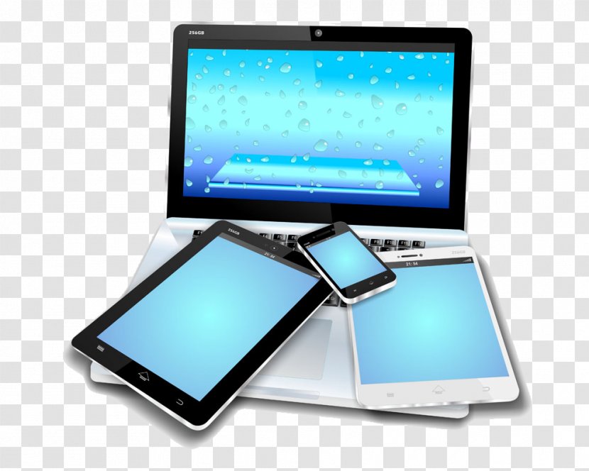 Laptop Mobile Device Tablet Computer Smartphone App - Marketing - Cartoon Cell Phone Picture Transparent PNG