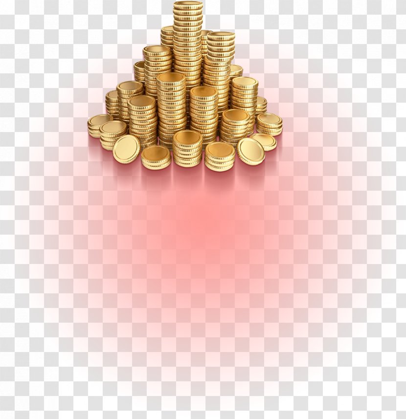 Gold Coin Bank Money - Brass Transparent PNG