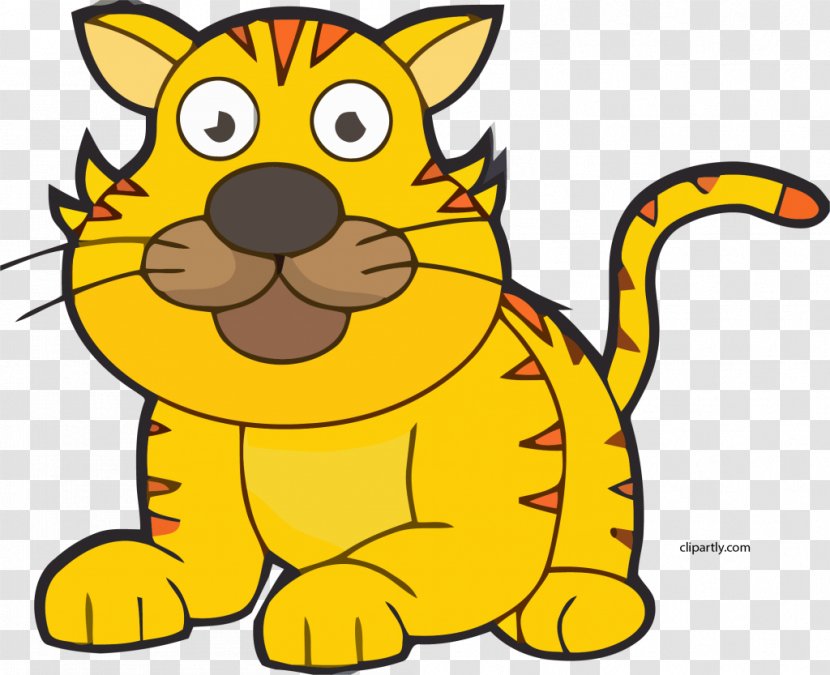 Clip Art Tiger Illustration Whiskers Image - Digital Transparent PNG