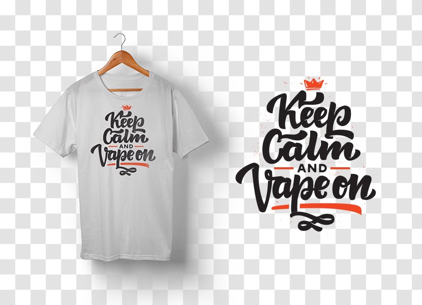 T-shirt Logo Art Calligraphy Font - Active Shirt Transparent PNG