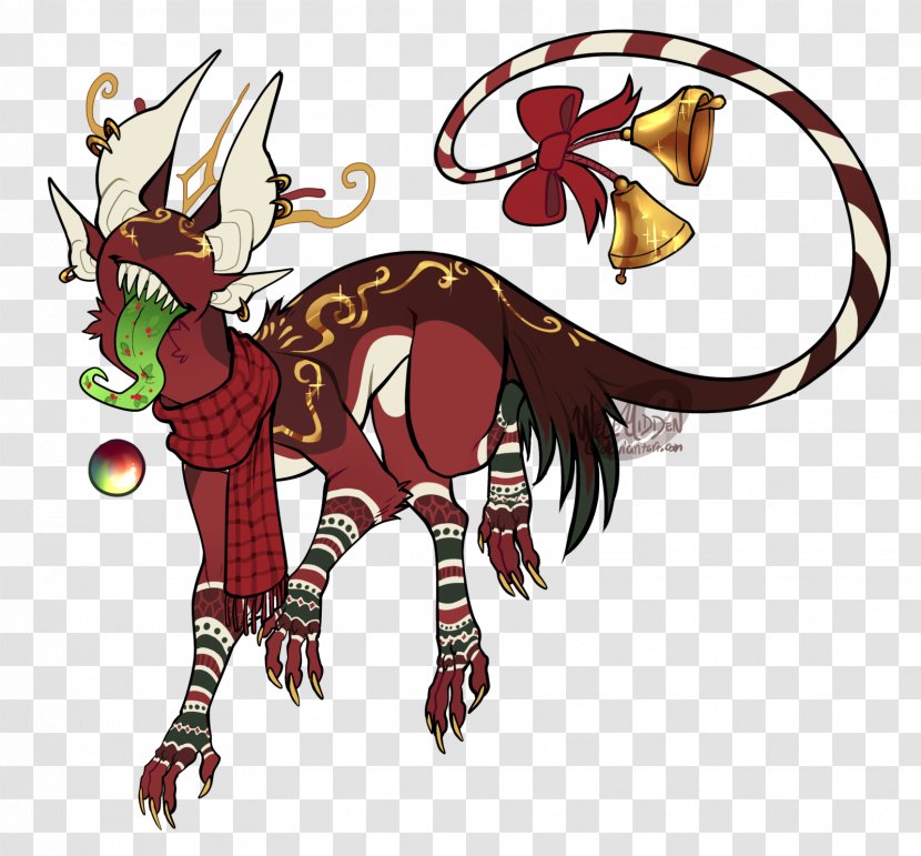 DeviantArt Gift Christmas - Dragon - Cartoon Transparent PNG