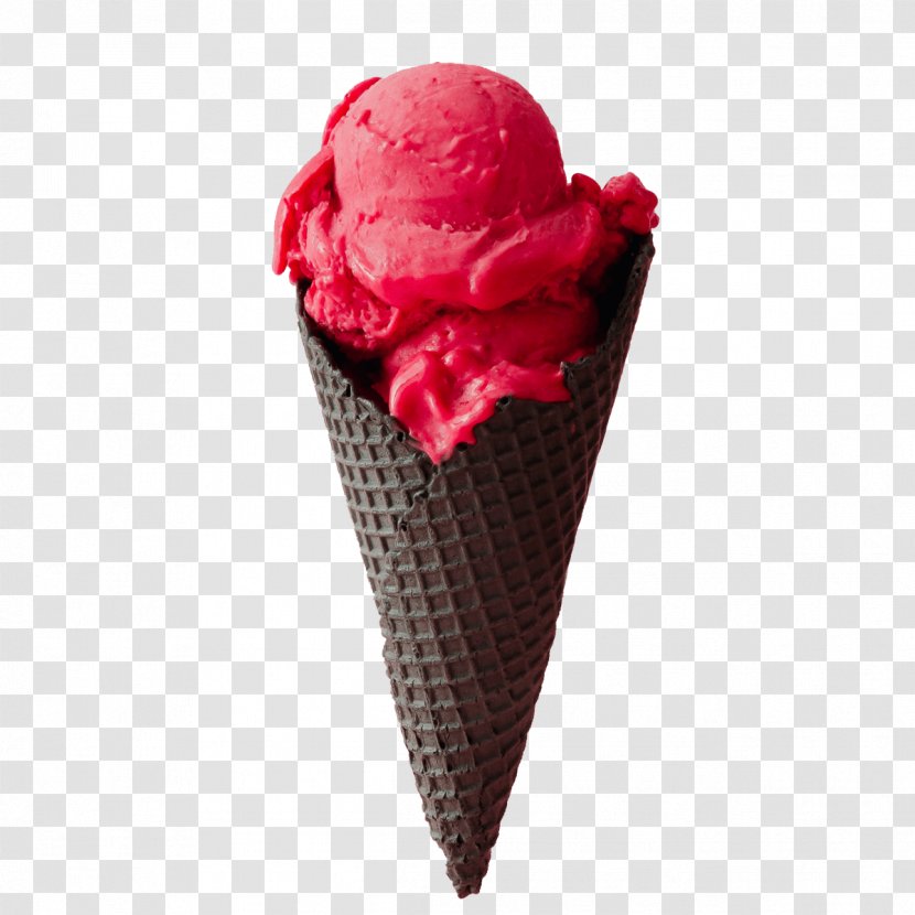 Chocolate Ice Cream Cones Sundae Strawberry - Frozen Dessert Transparent PNG