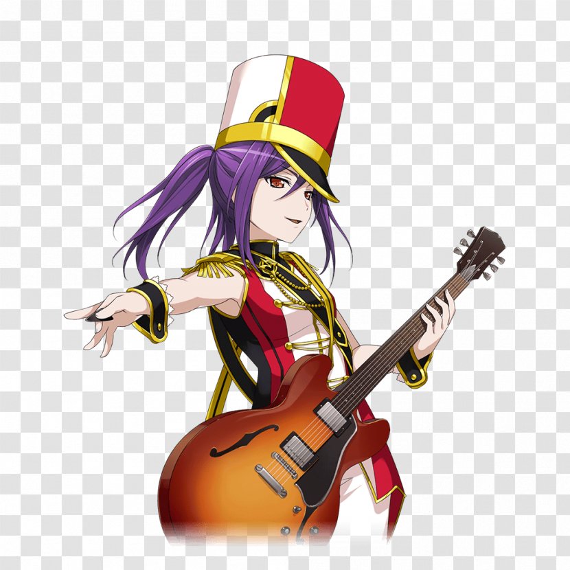 BanG Dream! Girls Band Party! Dream！少女乐团派对 Cosplay Guitarist - Watercolor - Cool To Engage In Activities Transparent PNG