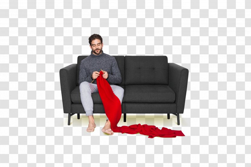 Sofa Bed Couch Sitting Recliner - People On Transparent PNG