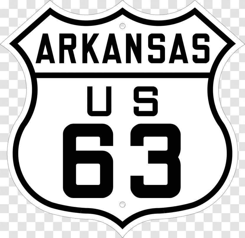 U.S. Route 66 In Oklahoma State Highway City - Black - Sign Transparent PNG