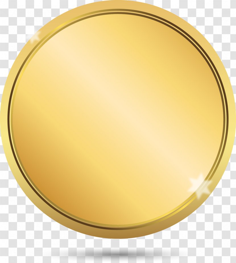 Circle Download Computer File - Plot - Vector Painted Gold Label Transparent PNG