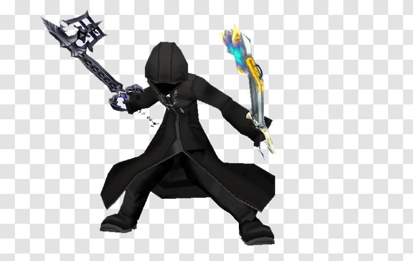 Roxas Organization XIII Cloak Hood Dual Wield Transparent PNG