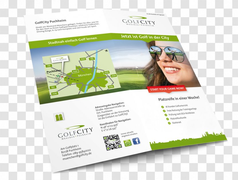 Photographic Paper Graphic Design Brochure Flyer - Golf Flyers Transparent PNG