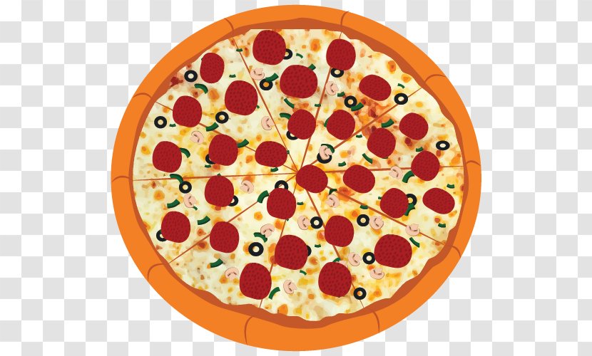 Sicilian Pizza Cuisine Cheese Pepperoni - European Food - Drawing Transparent PNG