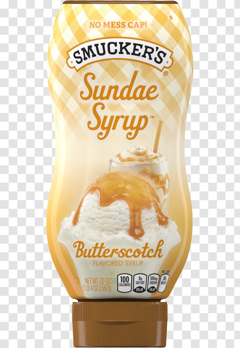 Ice Cream Butterscotch Sundae Syrup - Irish - Toppings Transparent PNG