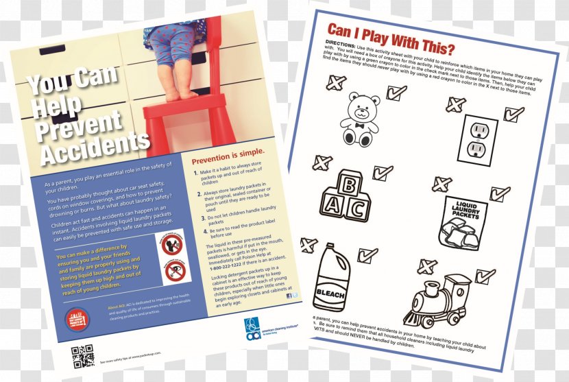 American Cleaning Institute You Can Prevent Accidents Research - Health - Packet Transparent PNG
