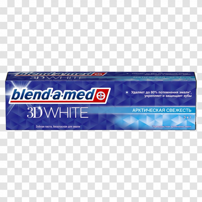 Blend-a-med Toothpaste Mint Pasta - Paste Transparent PNG