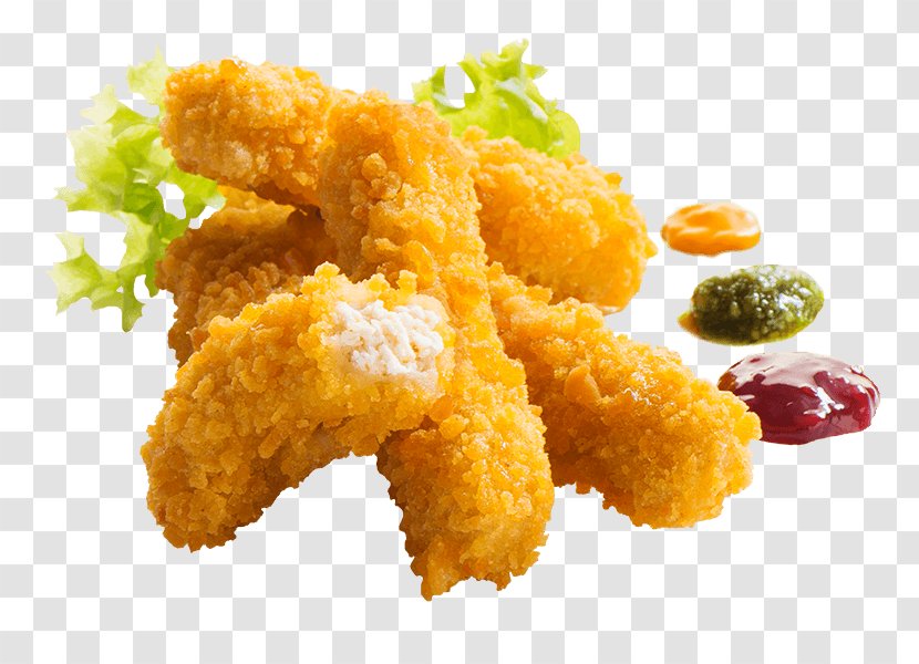 Chicken Nugget Fingers Crispy Fried Fish Finger - Breading - Turmeric Transparent PNG