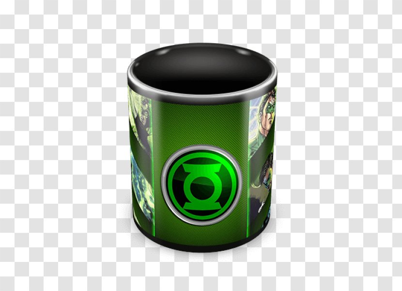 Mug Coffee Cup Ceramic Green Lantern - Lanterna Verde Transparent PNG