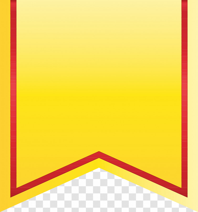Yellow Line Rectangle Square Transparent PNG
