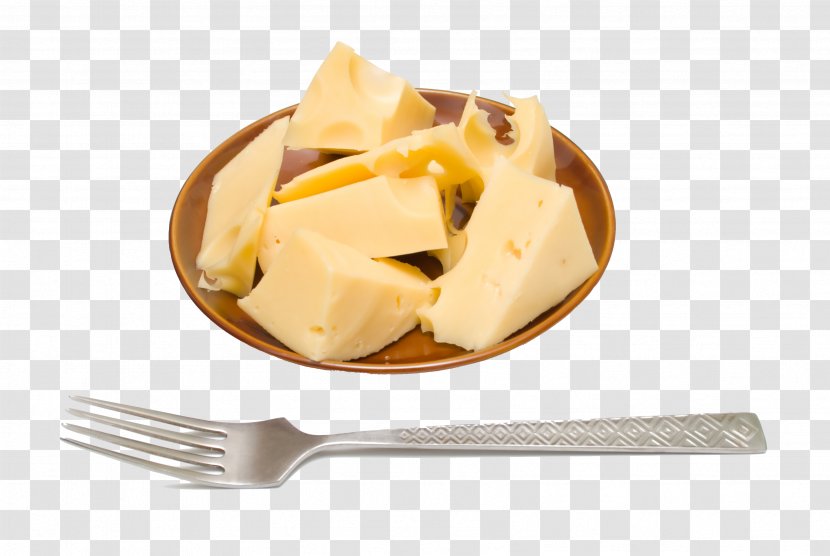 Milk Cheesecake Butter Dessert - Flavor - Cheese And A Fork Transparent PNG