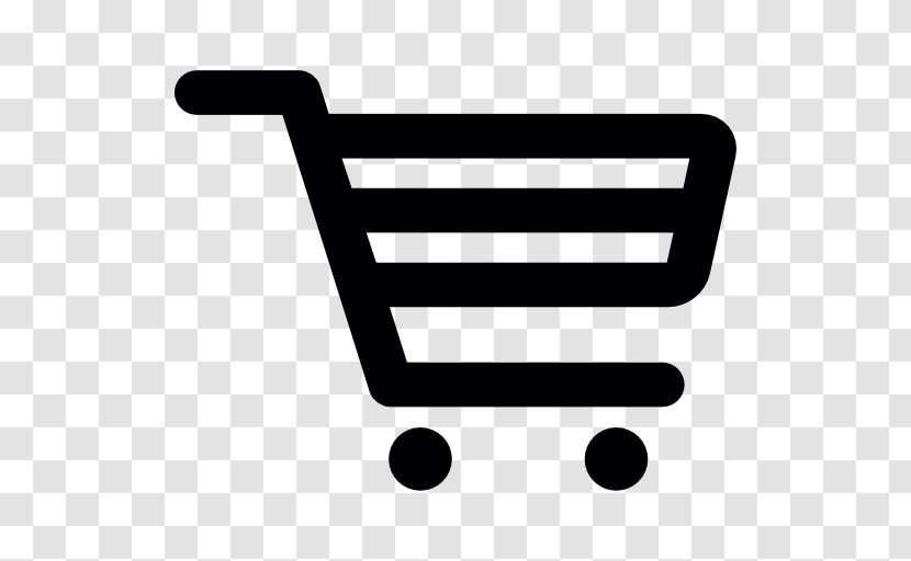Shopping Cart Logo Grocery Store - Black And White Transparent PNG