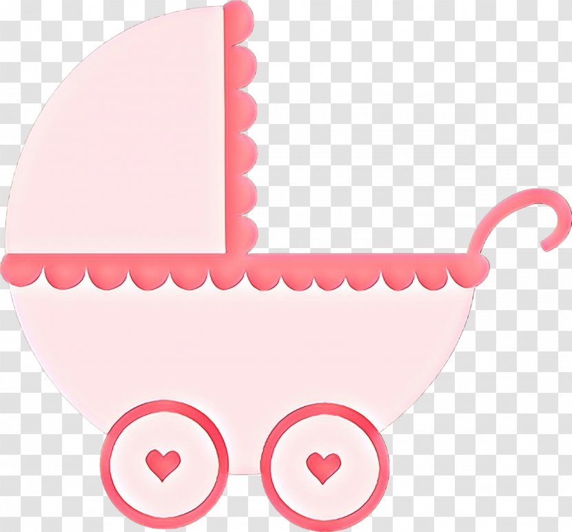 Pink Baby Products Clip Art Vehicle Cake Decorating Supply - Cartoon Transparent PNG