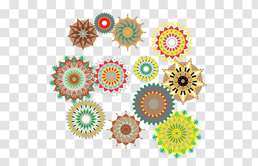 Floral Design Cut Flowers Circle Pattern - Petal - Creative Letterhead Transparent PNG