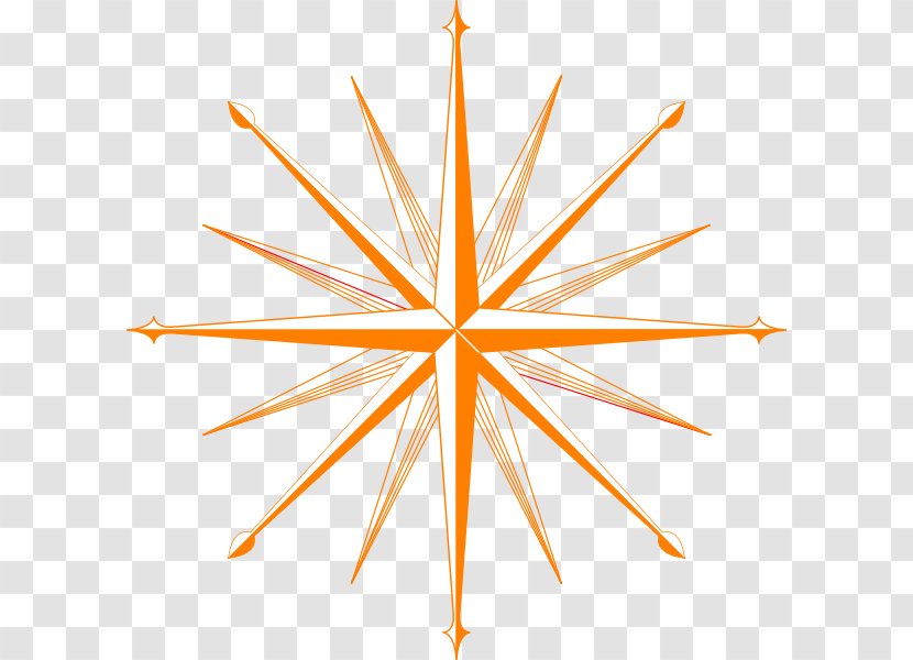 Compass Rose Nautical Star Clip Art - Tattoo - Symmetry Transparent PNG