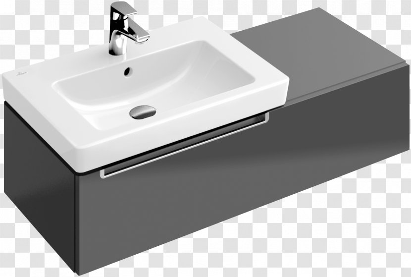 Sink Villeroy & Boch Toilet Bideh Subway - Bathroom Cabinet Transparent PNG