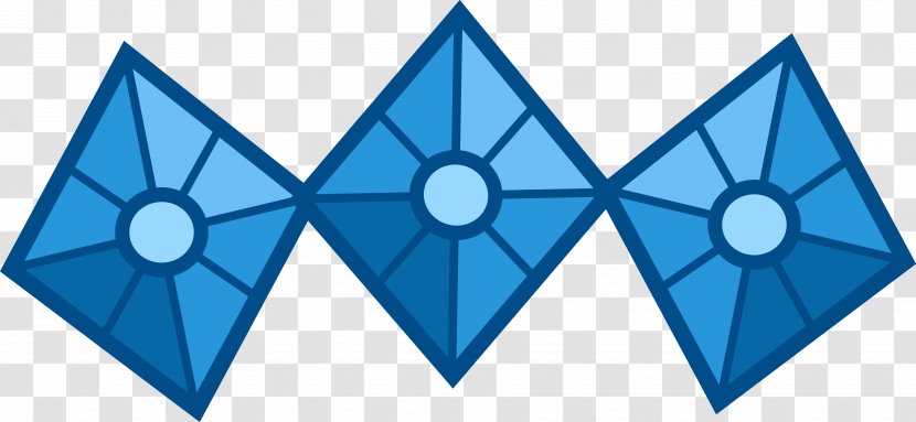 Triangle Point Pattern Symmetry - Azure Transparent PNG