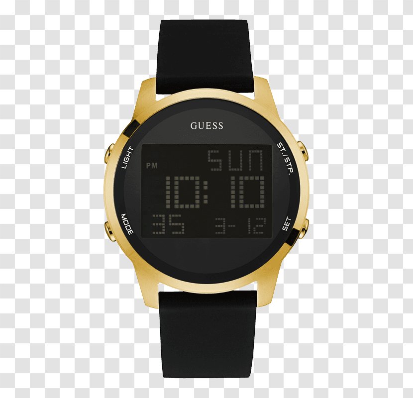 Chronograph Watch Strap Guess - Analog Transparent PNG