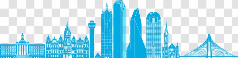 Dallas Drawing Skyline - Energy Transparent PNG