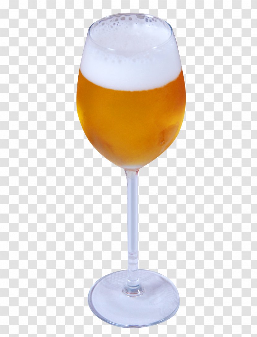 Beer Spritz Cocktail Champagne Wine Glass - Copper Transparent PNG
