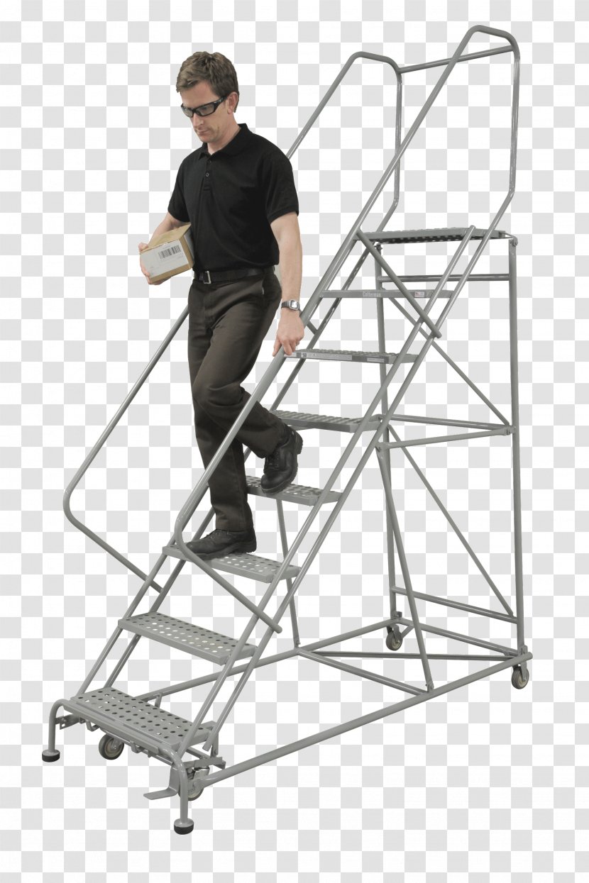 Ladder Cartoon - Handrail - Folding Table Transparent PNG