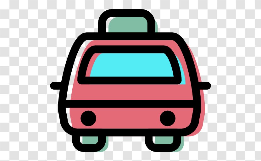 Taxi Bus Transport Car - School Transparent PNG